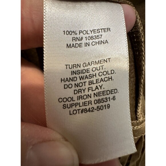 Ana Womans Fringe Vest Size XL Western Festival Beachy Boho Y2K Equestrian - Picture 3 of 12